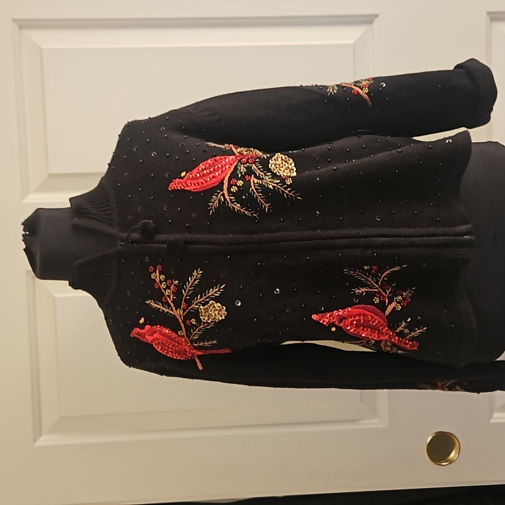 Cardigan Cardinal Holiday Sweater